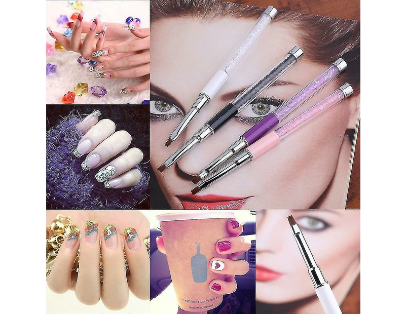 1pc Nail Art Care Tools Crystal Gel Pen Brush Handle Nail Art Tool Pen-