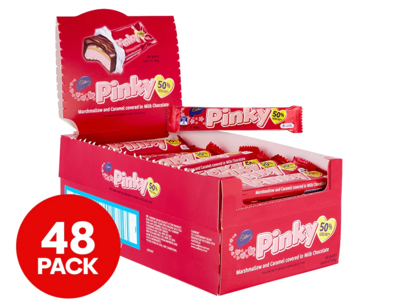 48 x Cadbury Pinky Bars 40g