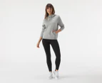 Nike Sportswear Women's Club Fleece Funnel Neck Hoodie - Grey/White