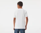 Quiksilver Youth Boys' All Lined Up Tee / T-Shirt / Tshirt - White