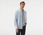 Polo Ralph Lauren Men's Long Sleeve Sport Shirt - Blue Funshirt