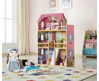 ALL 4 KIDS Angelina Open Style Dollhouse with Furniture