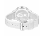 Lacoste 12.12 White Silicone Chronograph Men's Watch - 2011246