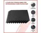 4 Tiles EVA Fitness Home Gym Interlocking Floor Puzzle Mat