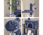 Taily 280cm Cat Tree Scratching Post Scratcher Tower Condo House Ceiling Pole Activity Ceiling High