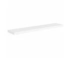 vidaXL Floating Wall Shelves 2 pcs White 120x23.5x3.8 cm MDF