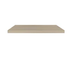 vidaXL Floating Wall Shelves 2 pcs Oak 80x23.5x3.8 cm MDF