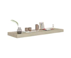 vidaXL Floating Wall Shelves 2 pcs Oak 80x23.5x3.8 cm MDF