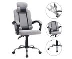 Ufurniture Mesh Office Chair 135° Home Ergonomic Desk Chair Breathable Mesh Grey