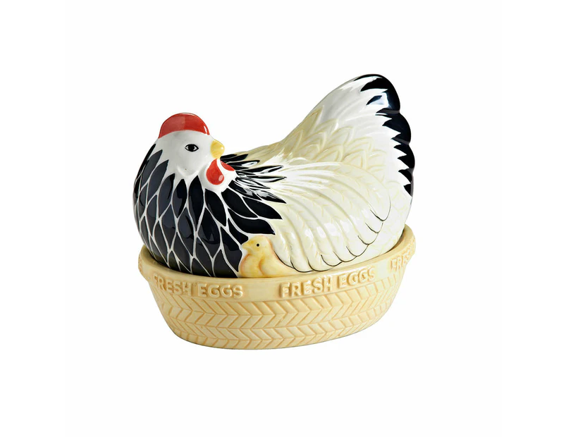 Mason Cash Rise & Shine Mother Hen Nest Egg Tray Size 21X16.5X18cm