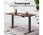 Artiss Standing Desk Top Rustic Brown 120CM