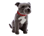Bocchetta Plush Toys Storm Blue Staffy Staffordshire Bull Terrier Dog Staffie