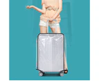 Transparent Travel Luggage Case Cover Suitcase Trolley Case Protective Bag Dustproof Protector (22 Inches)