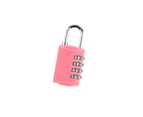 Customs Lock Case Luggage Password Lock Customs 4 Digit Combination Lock Travel Pink