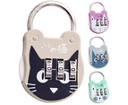 4 Pcs Luggage Cable Lock Home Accessory Daily Use Pad Lock Lovely Locker Lock