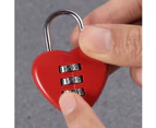 Security Luggage Locks 3-Digit Resettable Combination Password Locks Padlocks