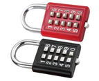 2pcs Luggage Locks 10 Digit Coded Locks Metal Hanging Lock for Luggage Gym Backpack