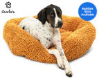 Charlie's Chenille Plush Calming Nest Pet Bed - Orange