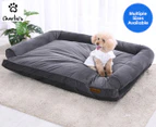 Charlie’s Ripley Corduroy Sofa Pet Bed - Charcoal
