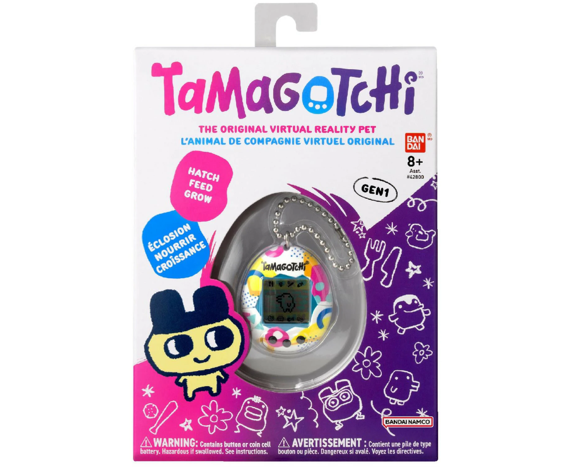 Tamagotchi Original Gen 1 (Memphis Style)