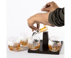 Refined Gifts Ship Decanter Set