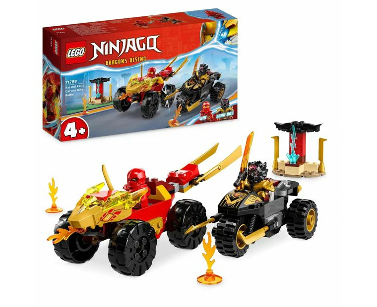 LEGO NINJAGO Kai and Ras's Car and Bike Battle (71789)