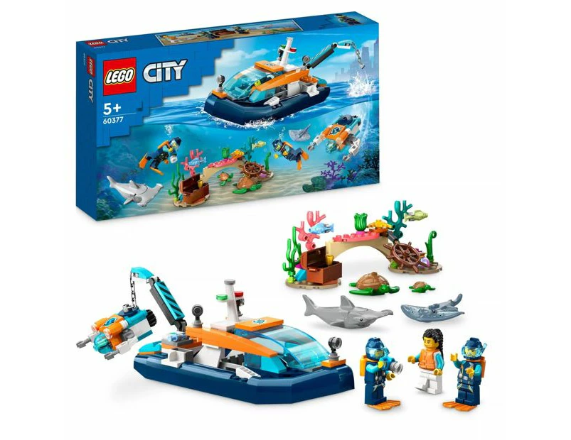 LEGO City Explorer Diving Boat (60377)