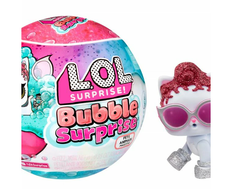 L.O.L. Surprise! Bubble Surprise Kids Pets Mystery Ball Play Toy Assorted 4+