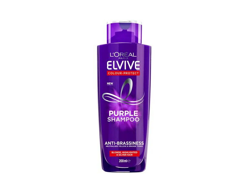 L’Oréal Paris Elvive Anti-Brassiness Purple Shampoo 200mL - Purple