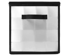 Ortega Home 64 Christmas Ornament Storage Box - Translucent White/Black