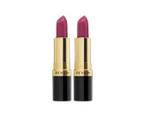 2 x Revlon Super Lustrous Lipstick 4.2g - 657 Fuchsia Fusion