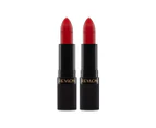 2 x Revlon Super Lustrous Lipstick The Luscious Mattes 4.2g - 008 Show Off