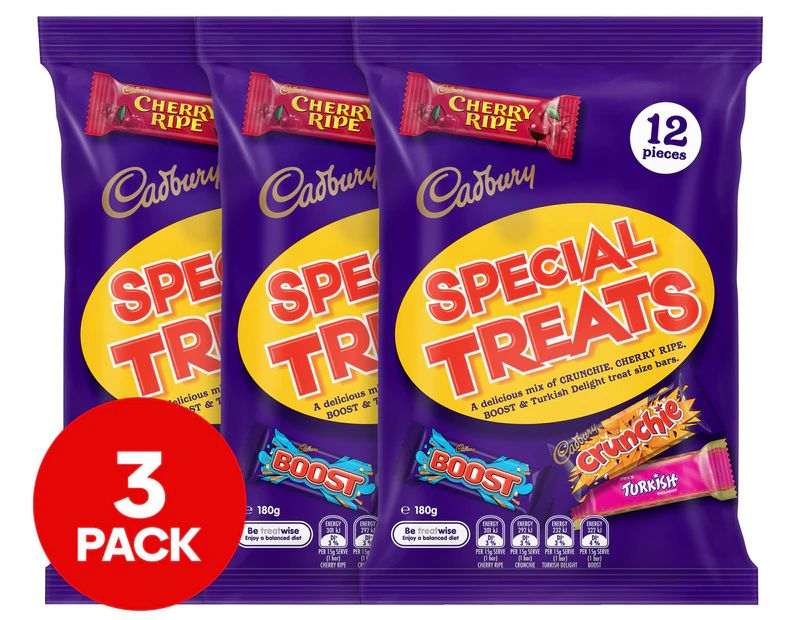 3 x Cadbury Special Treats Sharepack 180g