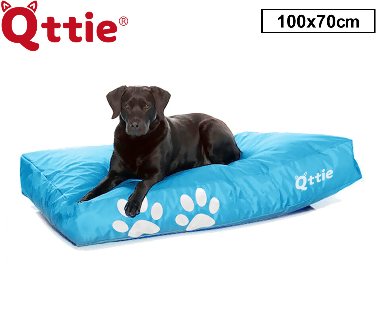 Qttie 70X100CM Waterproof Dog Bed Outdoor Bean Bag Soft Mats Mattress Cushion Sleeping Pet Cat Blue