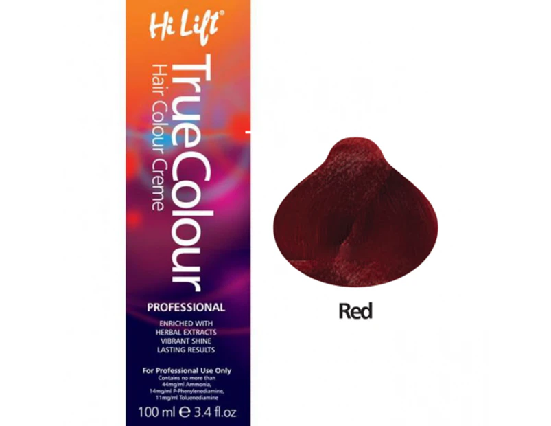 Hi Lift True Colour Permanent Hair Color Red Meches - Lift & Deposit 100ml