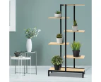 Artiss Plant Stand 6 Tier Metal Zigzag Flower Pot Shelf