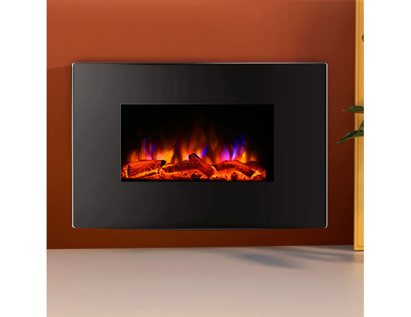 Devanti Electric Fireplace Fire Heater 2000W