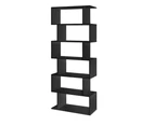 Artiss Bookshelf 6 Tiers - RIVA Black