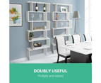 Artiss Bookshelf 6 Tiers - RIVA White