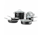 Baccarat Signature 6 Piece Stainless Steel Cookware Set Black