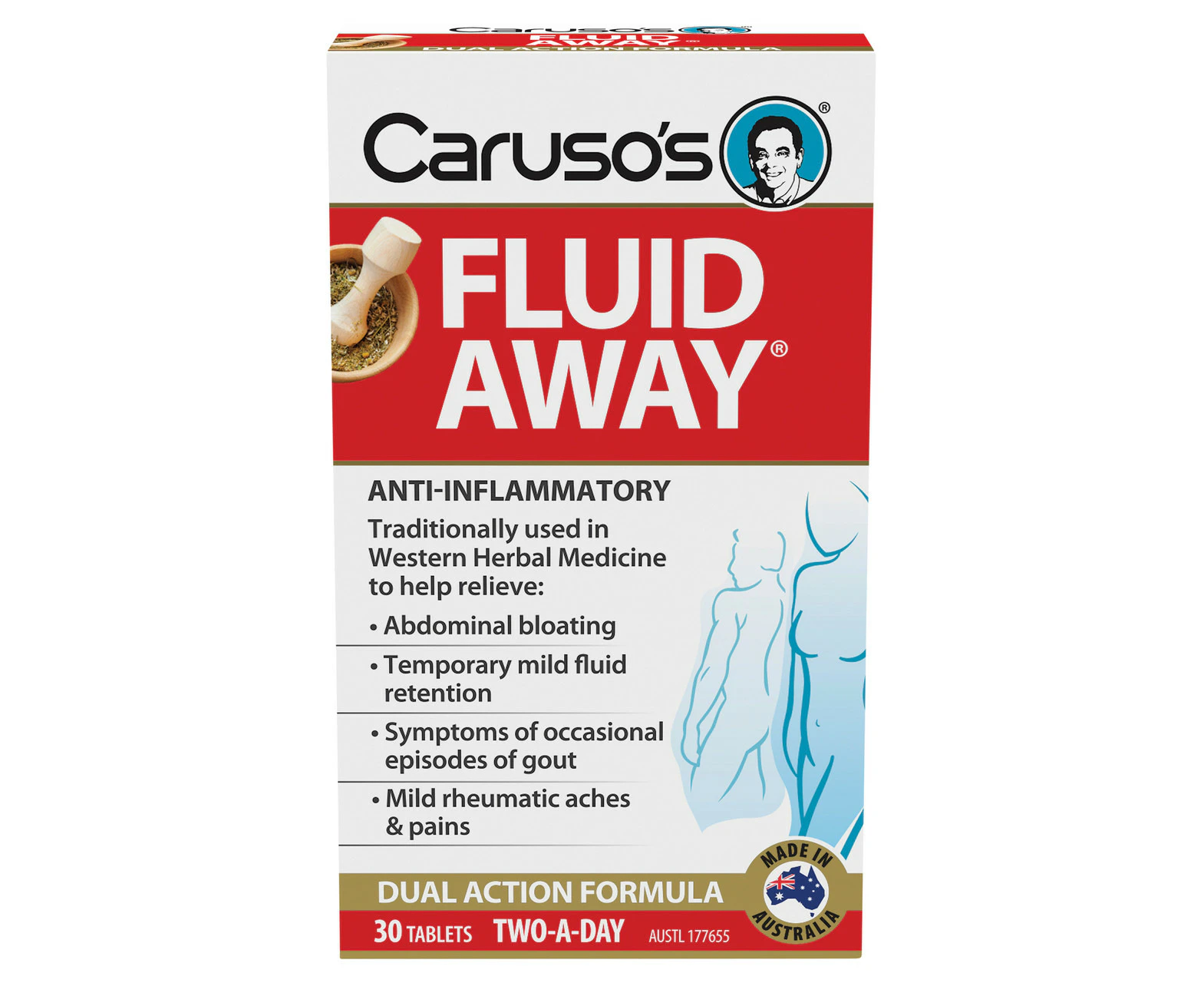 Caruso's Fluid Away 30 Tablets