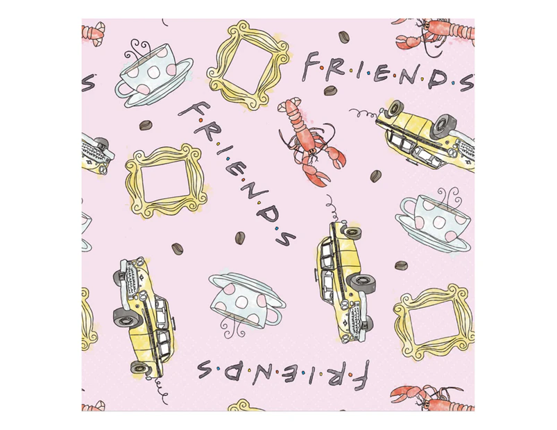 Friends Lunch Napkins 16 Pack