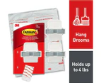 Command Broom Grippers 3-Pack - White