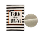 Trick or Treat Garden Flag Vertical Double Sized Halloween Yard Outdoor Decoration 12 x 18 Inch