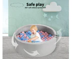 Bopeep Kids Balls Pit Baby Ocean Play Foam Pool Barrier Toy Padding Child Grey