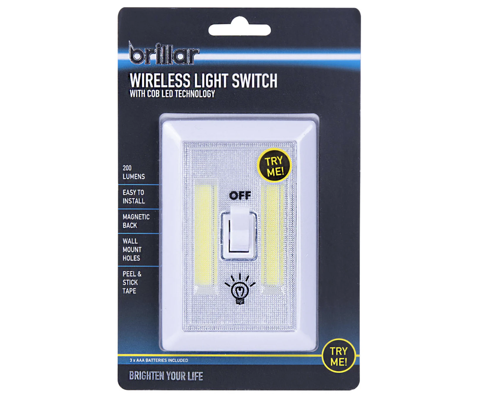 Brillar Wireless Light Switch with Cob Led Technology