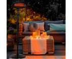 ADVWIN Outdoor Patio Heater with 3 Adjustable Heating Modes & Tip-Over Protection, Balcony, Backyard, and Garage use
