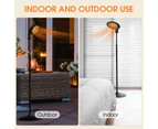 ADVWIN Outdoor Patio Heater with 3 Adjustable Heating Modes & Tip-Over Protection, Balcony, Backyard, and Garage use