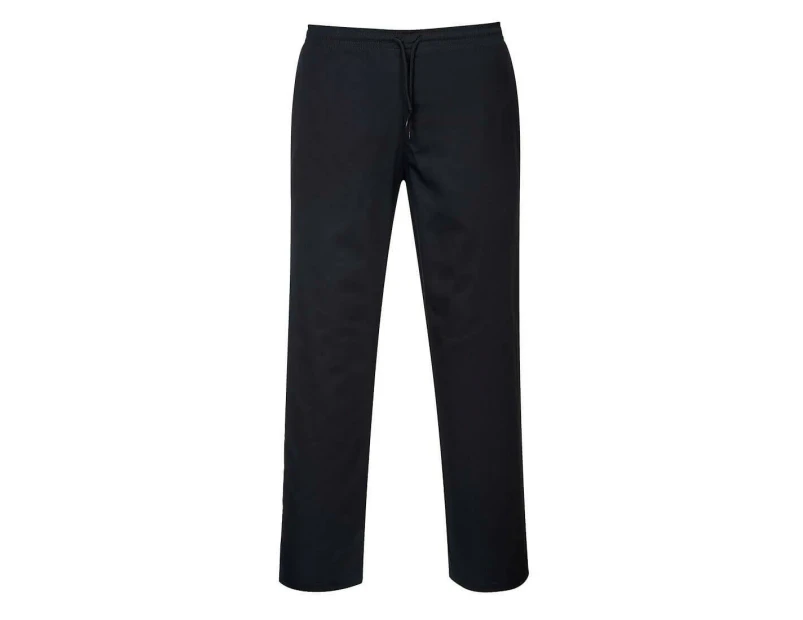 Portwest Mens Drawstring Trousers (Black) - PW154