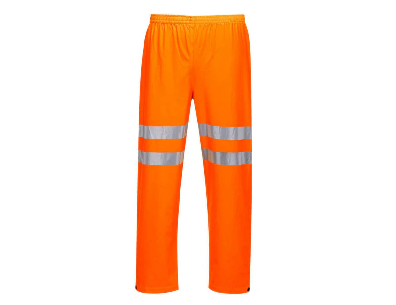 Portwest Mens Hi-Vis Sealtex Ultra Rain Trousers (Orange) - PW1105